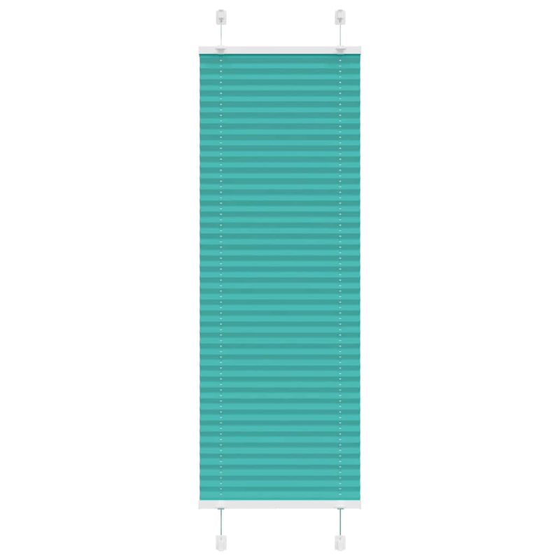 Vidaxl plissé rolgordijn 45x150 cm stofbreedte 44,4 cm petrol groen