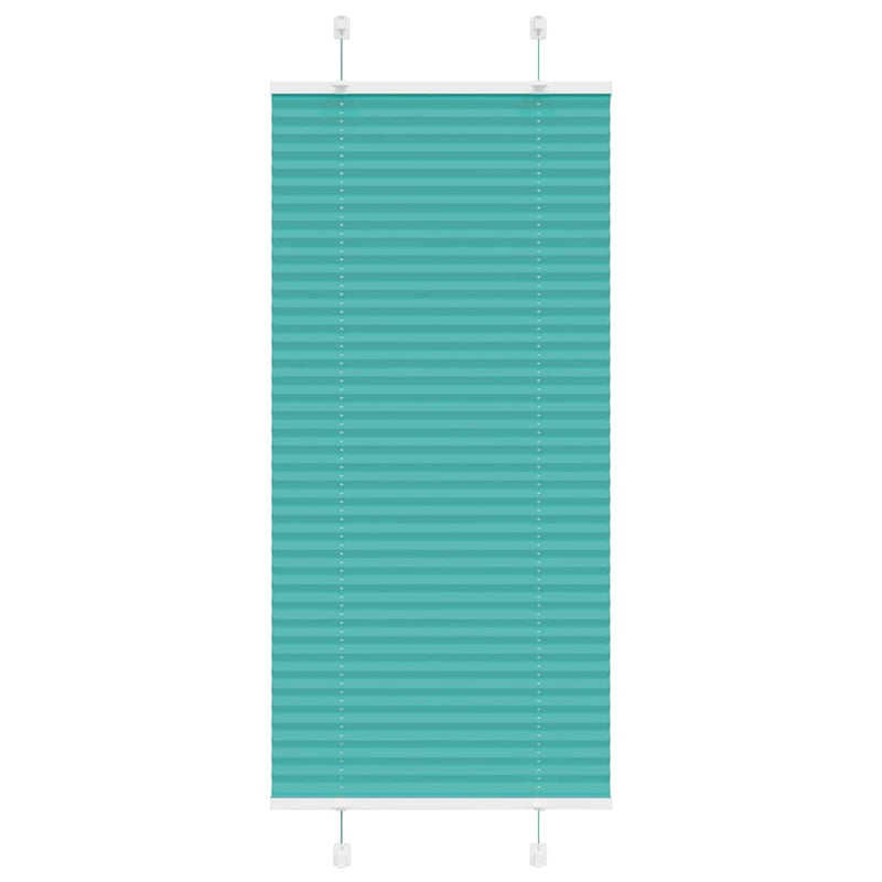 Vidaxl plissé rolgordijn 55x150 cm stofbreedte 54,4 cm petrol groen