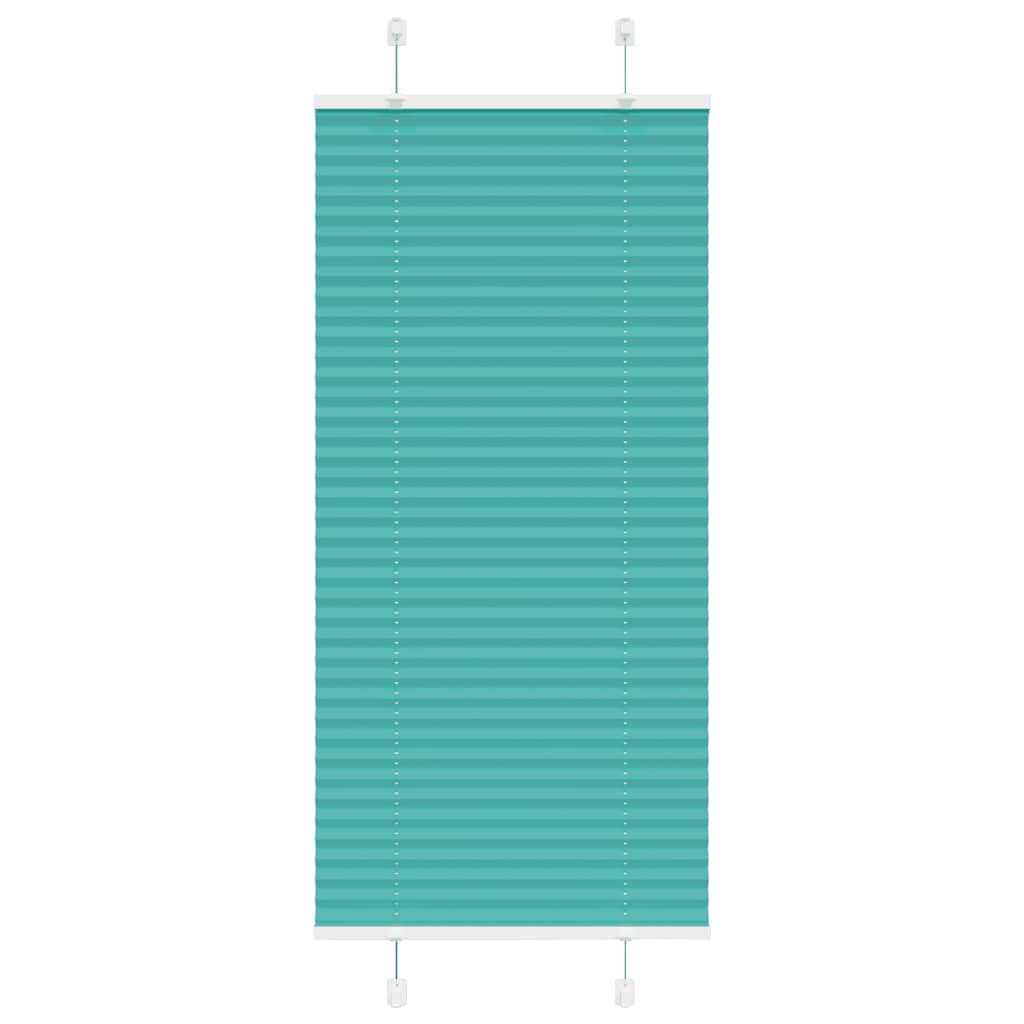 Tenda a rullo plissettata Vidaxx 60x150 cm larghezza tessuto 59,4 cm verde petrolio