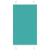 Tenda a rullo plissettata Vidaxx 75x150 cm larghezza tessuto 74,4 cm verde petrolio