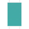 Vidaxl plissé rolgordijn 80x150 cm stofbreedte 79,4 cm petrol groen