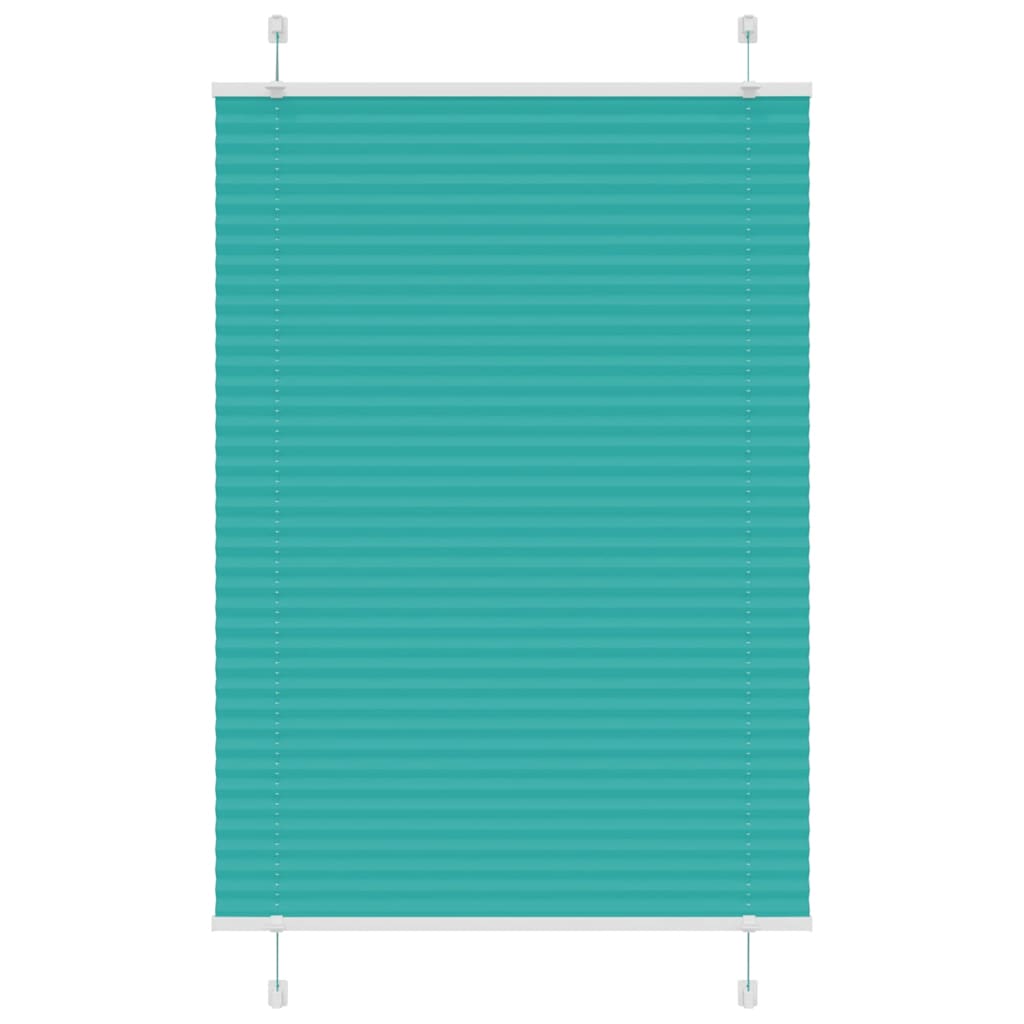 Tenda a rullo plissettata Vidaxx 100x150 cm larghezza tessuto 99,4 cm verde petrolio