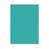 Vidaxl plissé rolgordijn 100x150 cm stofbreedte 99,4cm petrol groen