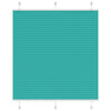 Tenda a rullo plissettata Vidaxx 115x150 cm larghezza tessuto 114,4 cm verde petrolio