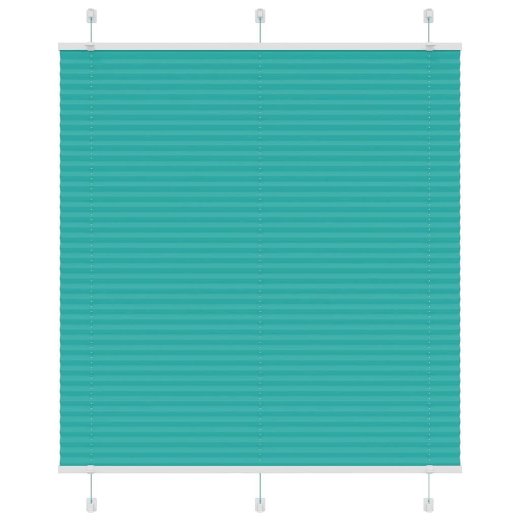 Tenda a rullo plissettata Vidaxx 115x150 cm larghezza tessuto 114,4 cm verde petrolio
