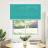 Vidaxl plissé rolgordijn 115x150cm stofbreedte 114,4cm petrol groen