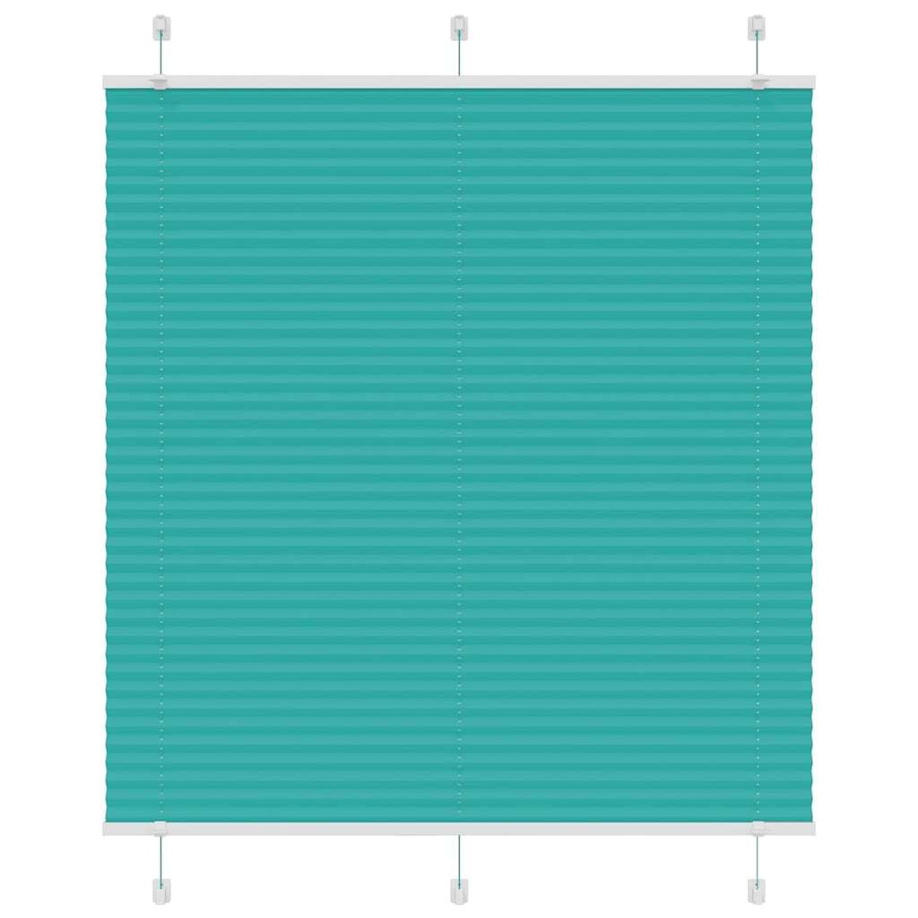 Tenda a rullo plissettata Vidaxx 120x150 cm larghezza tessuto 119,4 cm verde petrolio