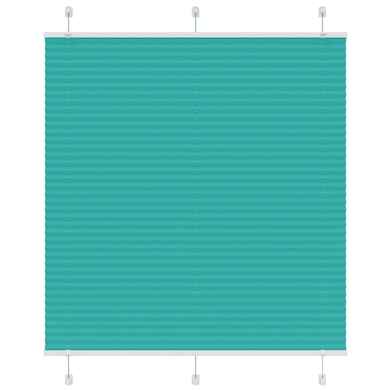 Vidaxl plissé rolgordijn 120x150cm stofbreedte 119,4cm petrol groen