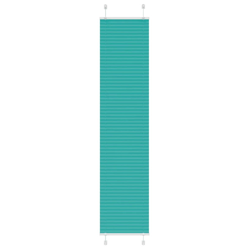 Vidaxl plissé rolgordijn 45x200 cm stofbreedte 44,4 cm petrol groen