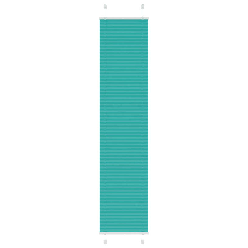 Vidaxl plissé rolgordijn 50x200 cm stofbreedte 49,4 cm petrol groen