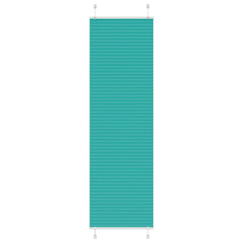 Vidaxl plissé rolgordijn 65x200 cm stofbreedte 64,4 cm petrol groen