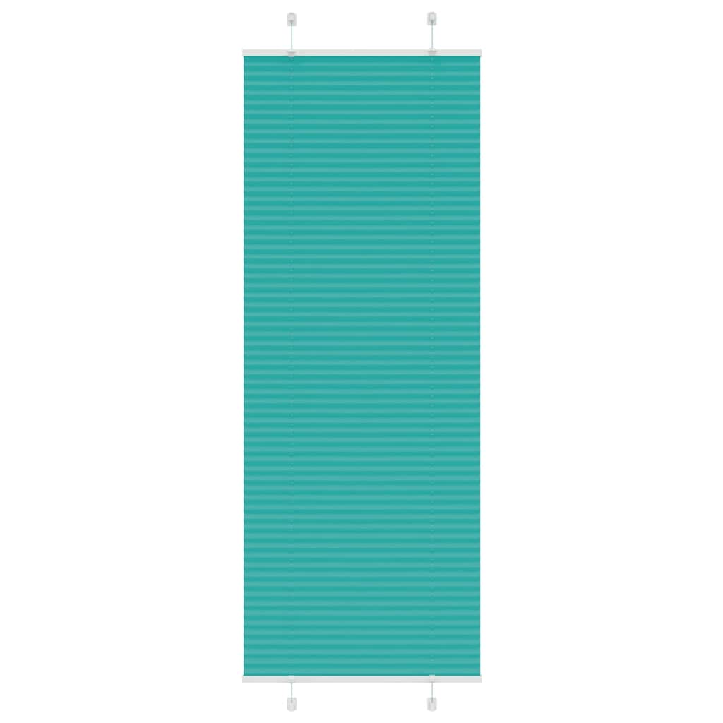 Tenda a rullo plissettata Vidaxx 70x200 cm larghezza tessuto 69,4 cm verde petrolio
