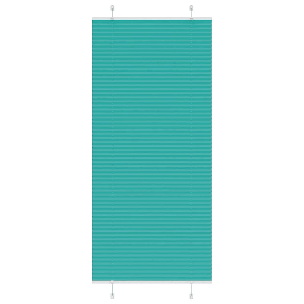 Tenda a rullo plissettata Vidaxx 100x200 cm larghezza tessuto 99,4 cm verde petrolio