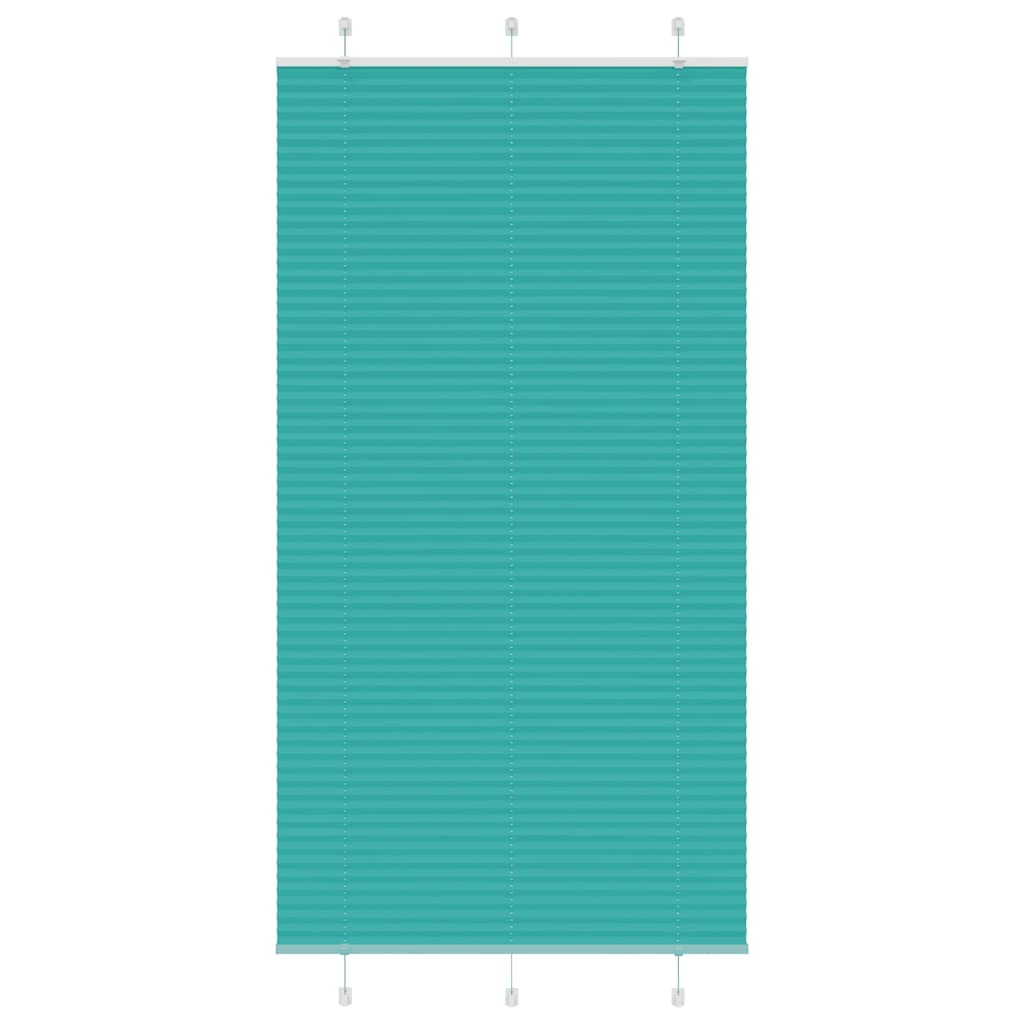 Tenda a rullo plissettata Vidaxx 110x200 cm larghezza tessuto 109,4 cm verde petrolio