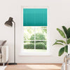 Tenda a rullo plissettata Vidaxx 110x200 cm larghezza tessuto 109,4 cm verde petrolio