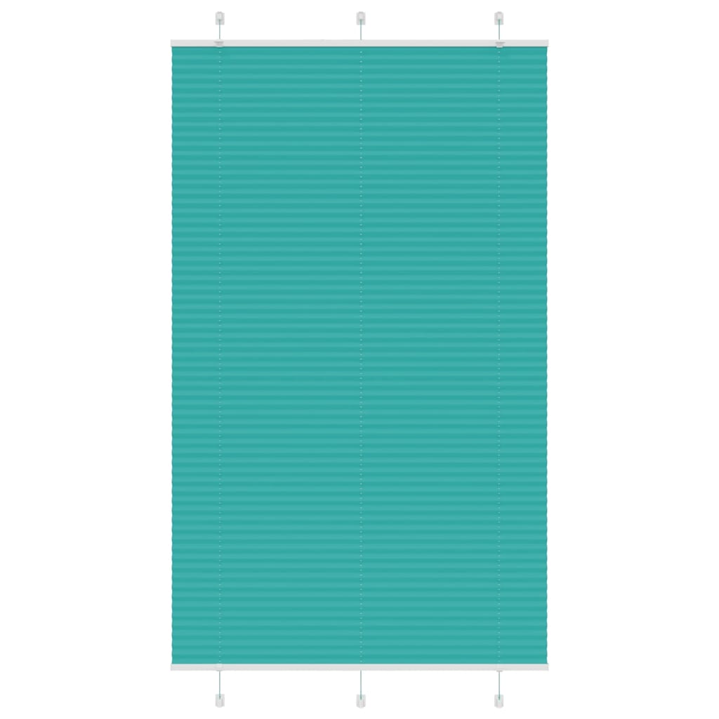 Tenda a rullo plissettata Vidaxx 115x200 cm larghezza tessuto 114,4 cm verde petrolio