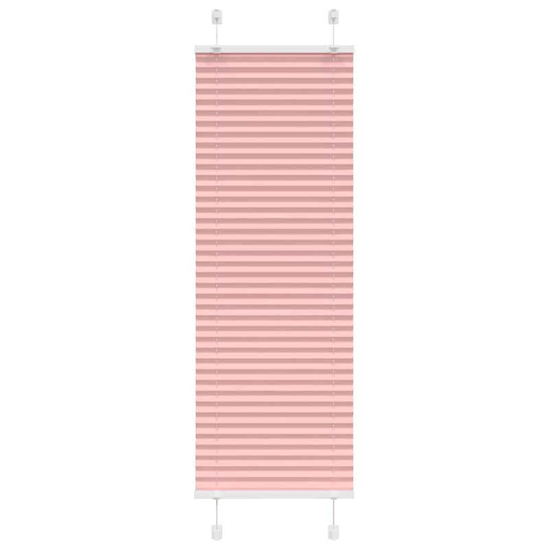 Vidaxl plissé rolgordijn 45x100 cm stofbreedte 44,4 cm polyester roze
