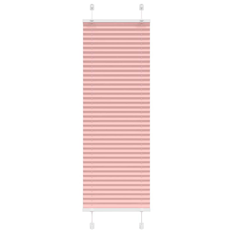 Vidaxl plissé rolgordijn 50x100 cm stofbreedte 49,4 cm polyester roze