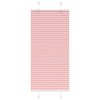 Vidaxl plissé rolgordijn 55x100 cm stofbreedte 54,4 cm polyester roze