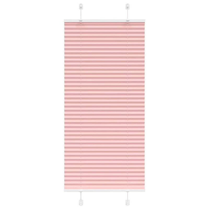 Vidaxl plissé rolgordijn 60x100 cm stofbreedte 59,4 cm polyester roze