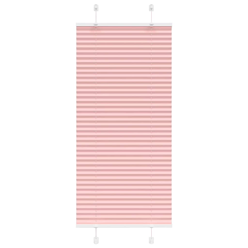 Tenda a rullo plissettata Vidaxx 60x100 cm larghezza tessuto 59,4 cm poliestere rosa