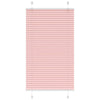 Vidaxl plissé rolgordijn 75x100 cm stofbreedte 74,4 cm polyester roze