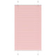 Vidaxx estor enrollable plisado 75x100 cm ancho de tela 74,4 cm poliéster rosa