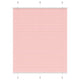 Vidaxx estor enrollable plisado 110x100cm tela ancho 109,4cm poliéster rosa