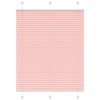 Vidaxl plissé rolgordijn 110x100cm stofbreedte 109,4cm polyester roze