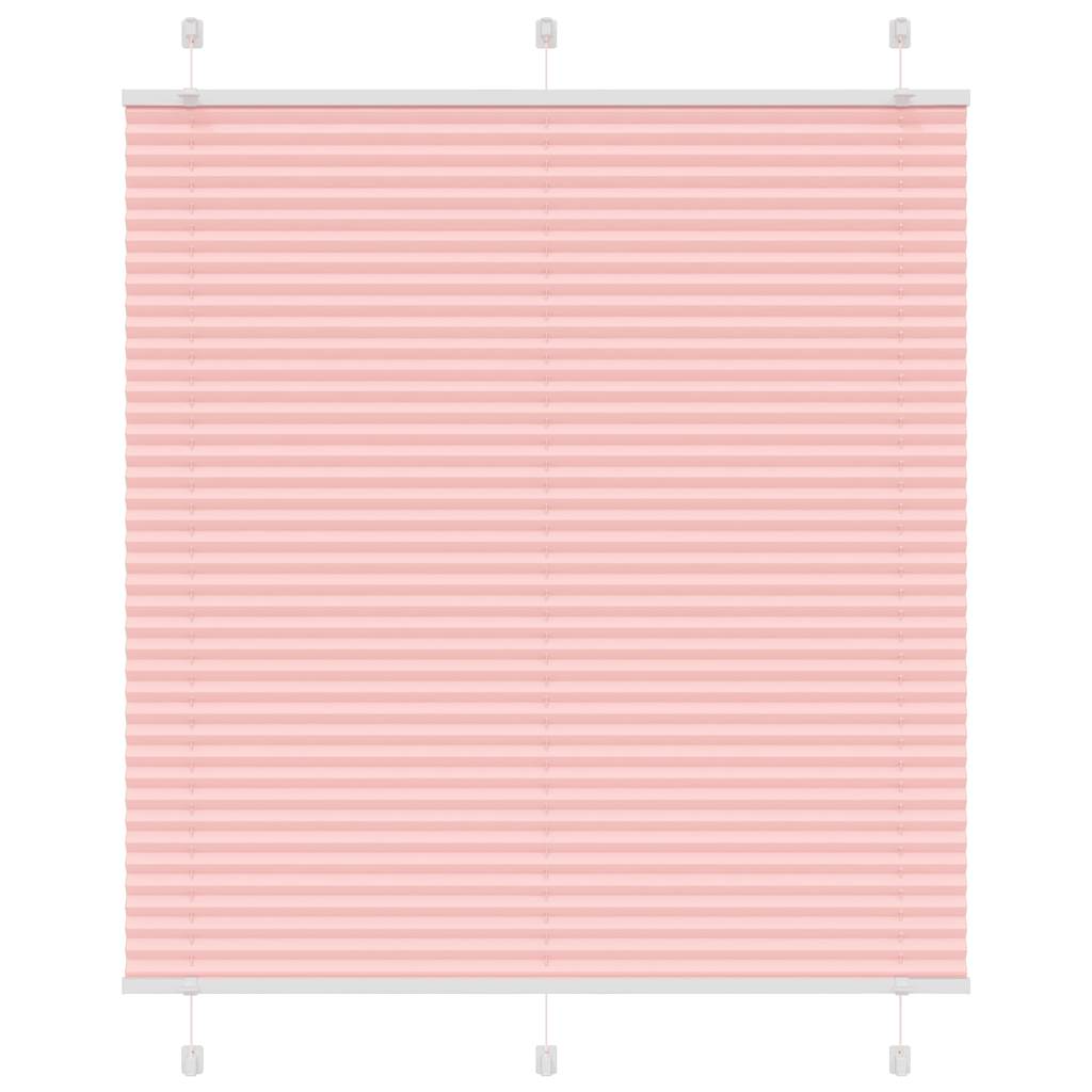 Tenda a rullo plissettata Vidaxx 120x100 cm larghezza tessuto 119,4 cm poliestere rosa