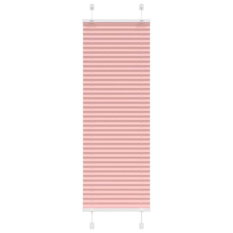 Vidaxl plissé rolgordijn 40x150 cm stofbreedte 39,4 cm polyester roze
