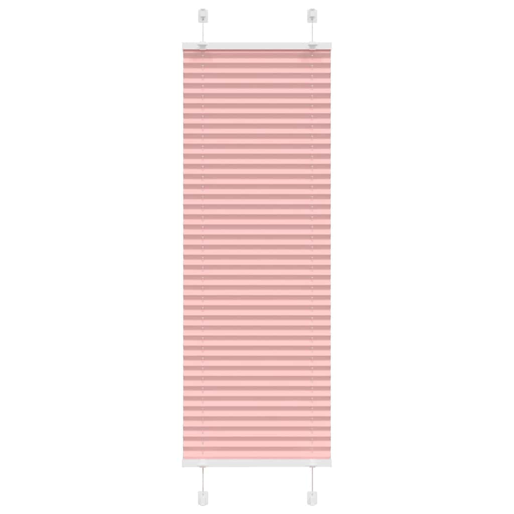 Tenda a rullo plissettata Vidaxx 40x150 cm larghezza tessuto 39,4 cm poliestere rosa