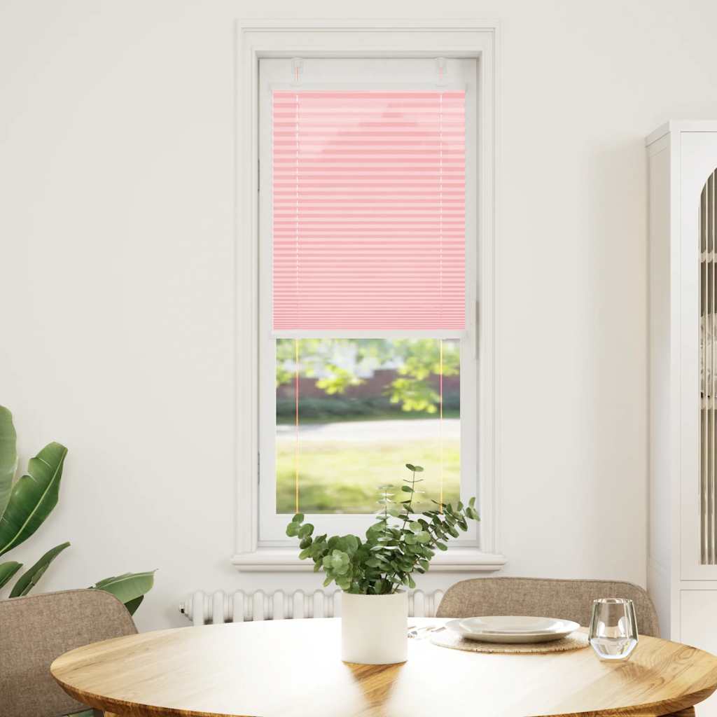 Tenda a rullo plissettata Vidaxx 40x150 cm larghezza tessuto 39,4 cm poliestere rosa