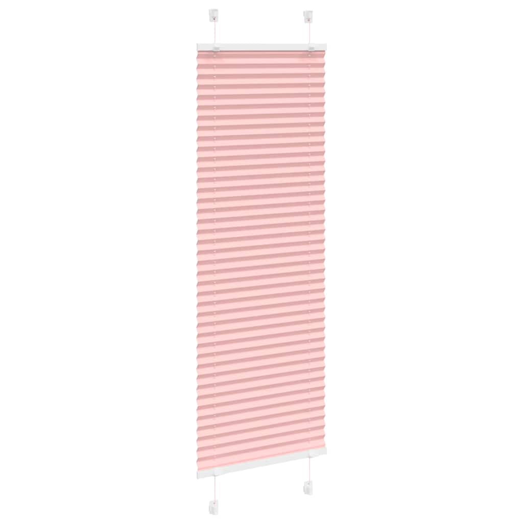 Tenda a rullo plissettata Vidaxx 40x150 cm larghezza tessuto 39,4 cm poliestere rosa