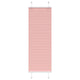 Vidaxx estor enrollable plisado 45x150 cm ancho de tela 44,4 cm poliéster rosa