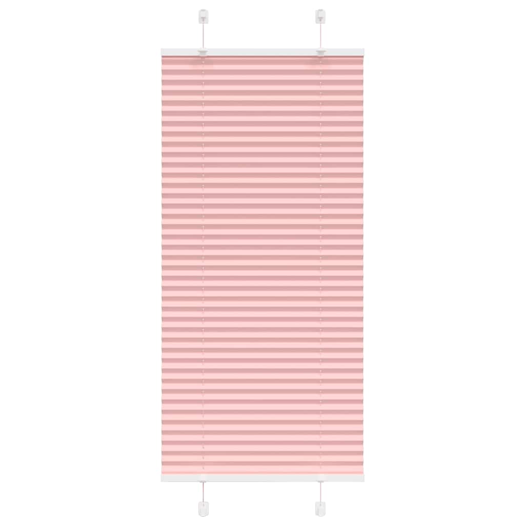 Tenda a rullo plissettata Vidaxx 60x150 cm larghezza tessuto 59,4 cm poliestere rosa
