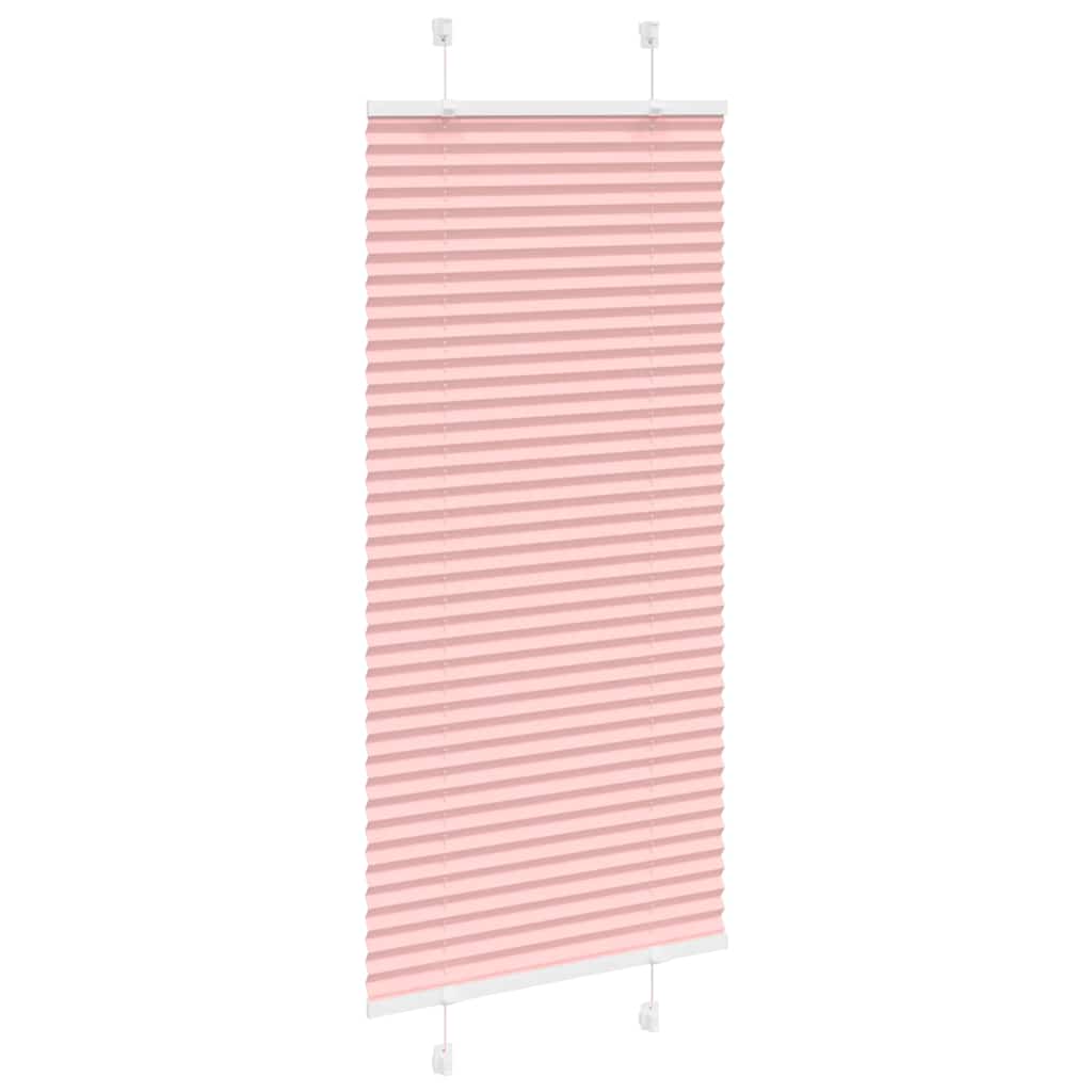 Tenda a rullo plissettata Vidaxx 60x150 cm larghezza tessuto 59,4 cm poliestere rosa