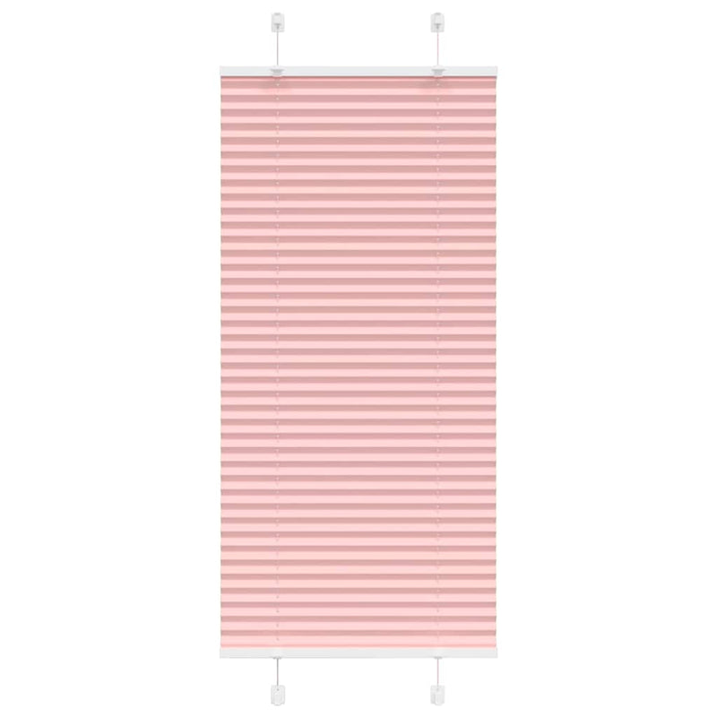 Vidaxl plissé rolgordijn 65x150 cm stofbreedte 64,4 cm polyester roze