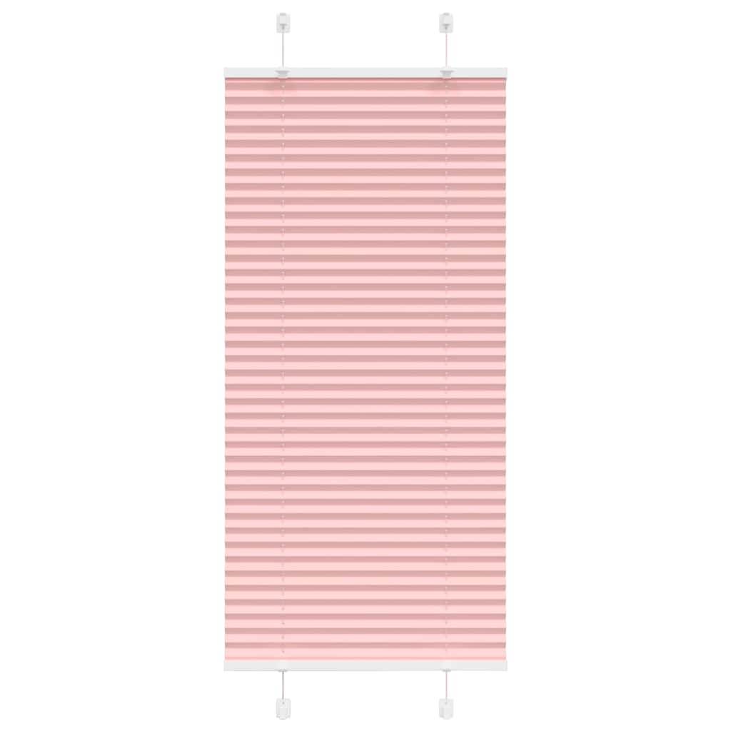 Tenda a rullo plissettata Vidaxx 65x150 cm larghezza tessuto 64,4 cm poliestere rosa