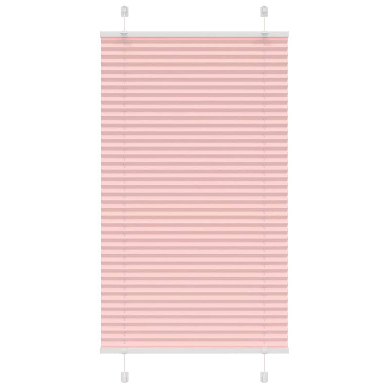 Vidaxl plissé rolgordijn 70x150 cm stofbreedte 69,4 cm polyester roze