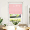 Vidaxl plissé rolgordijn 70x150 cm stofbreedte 69,4 cm polyester roze