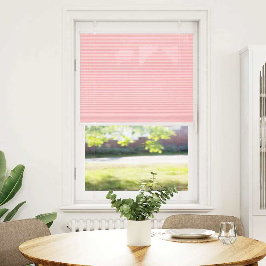 Tenda a rullo plissettata Vidaxx 70x150 cm larghezza tessuto 69,4 cm poliestere rosa