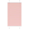 Vidaxl plissé rolgordijn 75x150 cm stofbreedte 74,4 cm polyester roze