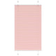 Vidaxx estor enrollable plisado 80x150 cm tela ancho 79,4 cm poliéster rosa