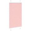 Tenda a rullo plissettata Vidaxx 80x150 cm larghezza tessuto 79,4 cm poliestere rosa