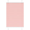 Vidaxl plissé rolgordijn 85x150 cm stofbreedte 84,4 cm polyester roze