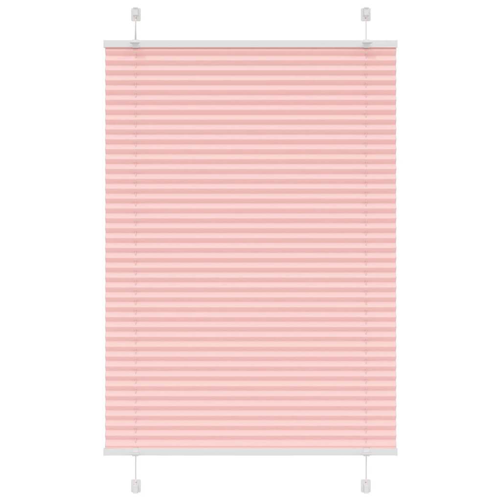 Tenda a rullo plissettata Vidaxx 85x150 cm larghezza tessuto 84,4 cm poliestere rosa