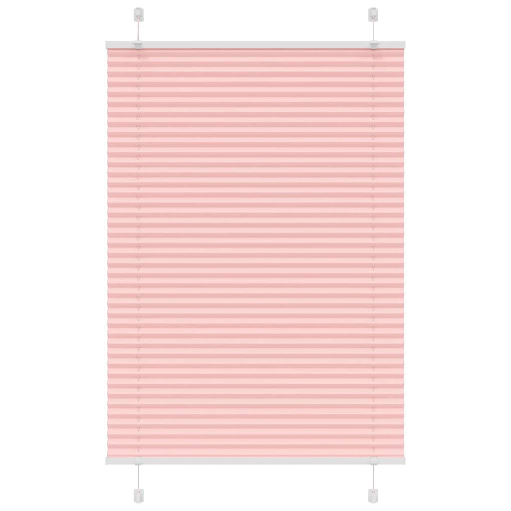 Vidaxx estor enrollable plisado 90x150 cm ancho de tela 89,4 cm poliéster rosa
