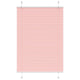 Vidaxx estor enrollable plisado 90x150 cm ancho de tela 89,4 cm poliéster rosa