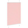 Vidaxl plissé rolgordijn 90x150 cm stofbreedte 89,4 cm polyester roze
